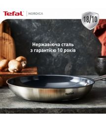 Tefal Сковорода Nordica, 20см, нержавеющая сталь