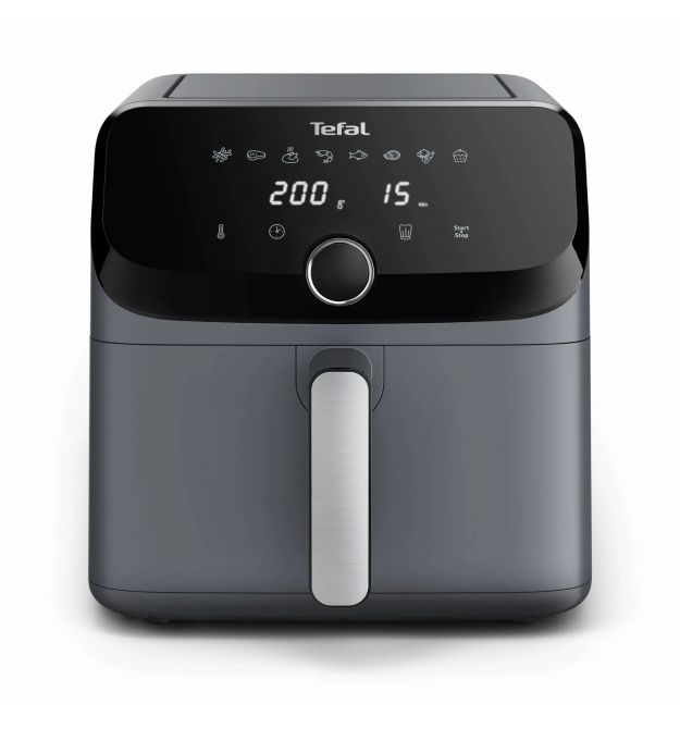 Tefal Мультипечь Easy Fry Mega, 1700Вт, чаша-7.5л, сенсорное управл., 8 программ, пластик, темно-серый