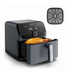 Tefal Мультипечь Easy Fry Mega, 1700Вт, чаша-7.5л, сенсорное управл., 8 программ, пластик, темно-серый