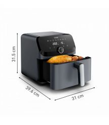 Tefal Мультипечь Easy Fry Mega, 1700Вт, чаша-7.5л, сенсорное управл., 8 программ, пластик, темно-серый