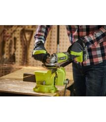 Ryobi Шлифмашина угловая аккумуляторная ONE+ RAG18125-1C40S 125мм 18В 1х4А·ч 9000об·мин 2.2кг сумка
