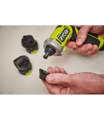 Ryobi Отвертка аккумуляторная USB Lithium RSD4-120TA2 4В 1х2А·ч 5Нм 200об·мин 2 насадки 10 бит 0.31кг кейс