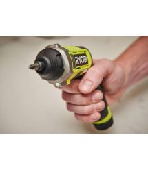 Ryobi Отвертка аккумуляторная USB Lithium RSD4-120TA2 4В 1х2А·ч 5Нм 200об·мин 2 насадки 10 бит 0.31кг кейс