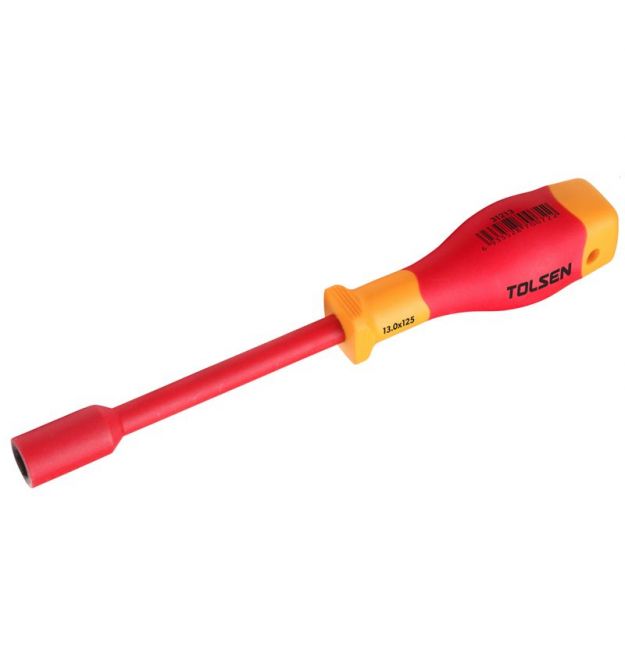 Tolsen Отвертка-гайковерт Premium, диэлектрическая, 10х125мм