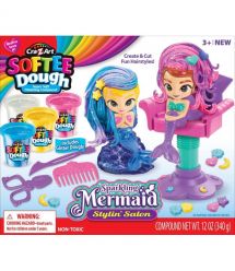 Cra-Z-Art Тесто для лепки Салон красоты Блестящая русалка, набор 10ед