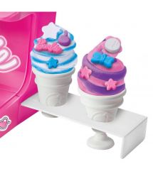 Cra-Z-Art Тесто для лепки Barbie Магазин мороженого с формами, набор 10ед