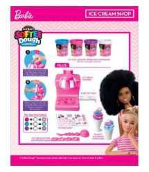 Cra-Z-Art Тесто для лепки Barbie Магазин мороженого с формами, набор 10ед