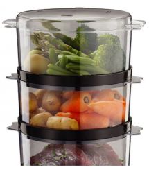 Russell Hobbs Пароварка Kitchen Collection 400Вт, чаша-2.3/3.3л, резервуар для воды -0.5л, ме