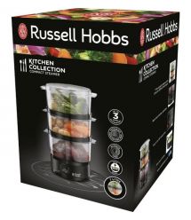 Russell Hobbs Пароварка Kitchen Collection 400Вт, чаша-2.3/3.3л, резервуар для воды -0.5л, ме