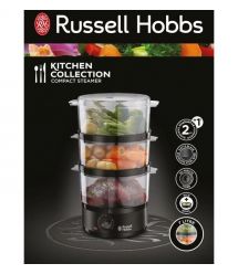 Russell Hobbs Пароварка Kitchen Collection 400Вт, чаша-2.3/3.3л, резервуар для воды -0.5л, ме