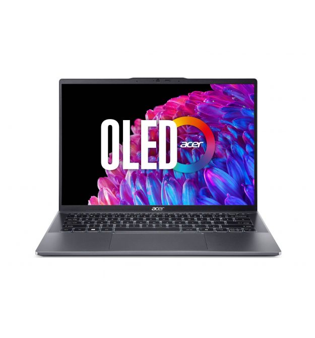 Acer Ноутбук Swift Go 14 SFG14-63 14" 2.8K OLED, AMD R7-8845HS, 32GB, F1TB, UMA, Lin, серый
