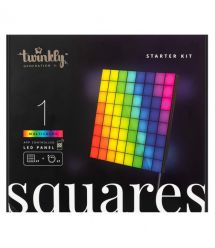 Twinkly Панель Smart LED Twinkly Squares 1 Starter RGB IP20 16х16см USB-C чёрный