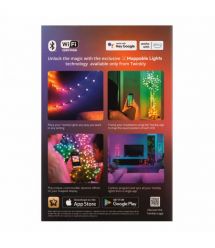 Twinkly Гирлянда Smart LED Twinkly Strings Star RGB 200 IP20 12м USB-C кабель зеленый