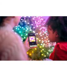 Twinkly Гирлянда Smart LED Twinkly Strings Star RGB 200 IP20 12м USB-C кабель зеленый