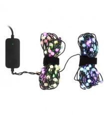 Twinkly Гирлянда Smart LED Twinkly Candies Pearl RGB 200 IP20 12м USB-C кабель зеленый
