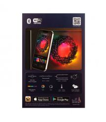 Twinkly Гирлянда Smart LED Twinkly Candies Pearl RGB 200 IP20 12м USB-C кабель зеленый