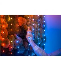 Twinkly Гирлянда Smart LED Twinkly Candies Pearl RGB 200 IP20 12м USB-C кабель зеленый