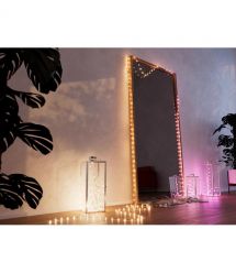 Twinkly Гирлянда Smart LED Twinkly Strings Candle RGB 200 IP20 12м USB-C кабель прозрачный