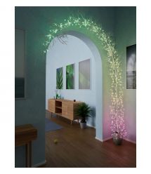 Twinkly Гирлянда Smart LED Twinkly Strings Candle RGB 200 IP20 12м USB-C кабель прозрачный