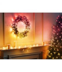 Twinkly Гирлянда Smart LED Twinkly Strings Candle RGB 200 IP20 12м USB-C кабель прозрачный