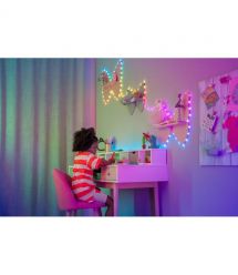 Twinkly Гирлянда Smart LED Twinkly Candies Heart RGB 200 IP20 12м USB-C кабель зеленый