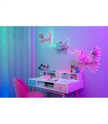Twinkly Гирлянда Smart LED Twinkly Candies Heart RGB 200 IP20 12м USB-C кабель зеленый