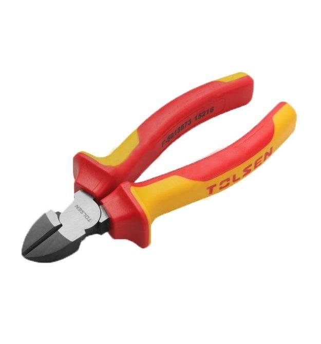 Tolsen Кусачки-бокорезы Premium, диэлектрические, для работ под напряжением 1000В, 160мм, CrV