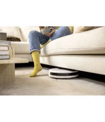 Karcher Робот-пылесос RCV 2, влажная уборка, конт пыль -0.42л, вода -0.25л, автон. раб. до 130мин, белый