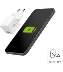 HAMA Зарядное устройство сетевое 25Вт USB-С, PD