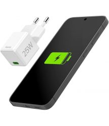 HAMA Зарядное устройство сетевое 25Вт USB-С, PD