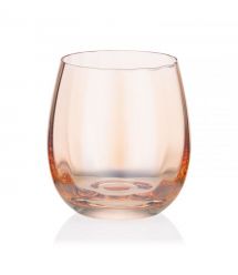 ARDESTO Набор стаканов низких Black Mars Amber 480мл, 2шт, стекло, золотистый