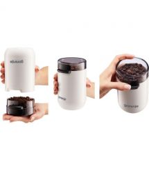 Gorenje Кофемолка роторная 150Вт, объем зерен-45г, 3 степени помола, пластик/металл, белый