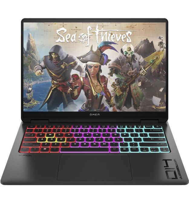 HP Ноутбук OMEN 14-fb0014ua 14" 2.8K OLED, Intel U7-155H, 16GB, F1024GB, NVD4060-8, DOS, черный