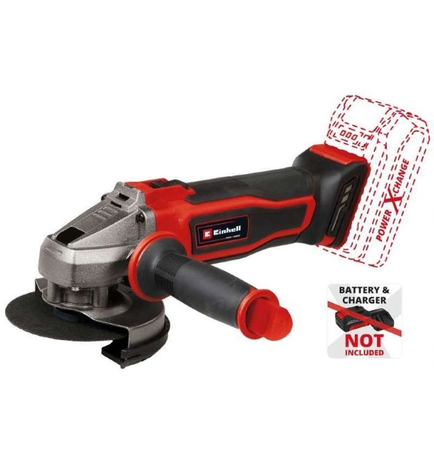 Einhell Шлифмашина угловая аккумуляторная TE-AG 18/115-2 Li-Solo PXC 18В 115мм 8500об·мин 1.7кг без АКБ и ЗП