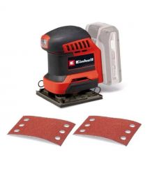 Einhell Шлифмашина вибрационная аккумуляторная TE-OS 18/113 Li-Solo 18, 113х101мм 1.04кг без АКБ и ЗП