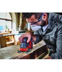 Einhell Шлифмашина вибрационная аккумуляторная TE-OS 18/113 Li-Solo 18, 113х101мм 1.04кг без АКБ и ЗП