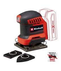 Einhell Шлифмашина вибрационная аккумуляторная TE-OS 18/113 3X Li-Solo 18, 113х101мм 1.04кг без АКБ и ЗП