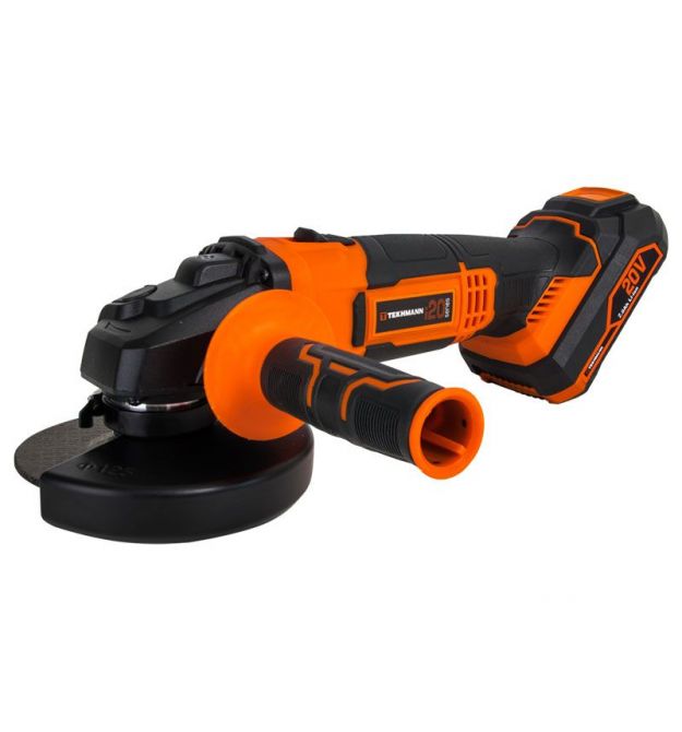 TEKHMANN Шліфмашина кутова акумуляторна TAG-125/i20 kit 125мм 1250ВТ 3000-11000об·хв 2.1кг