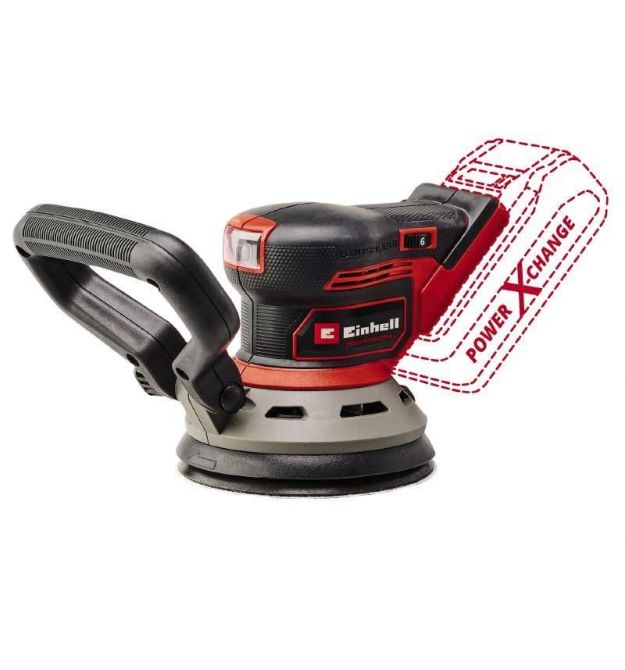 Einhell Шлифмашина эксцентриковая аккумуляторная TP-RS 18/32 Li BL - Solo PXC 18В без щетков d125мм 1.12кг без АКБ и ЗП