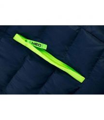 Neo Tools Жилет PREMIUM, зимняя, утепленная, 100% полиэстер, M(50), черный зеленый