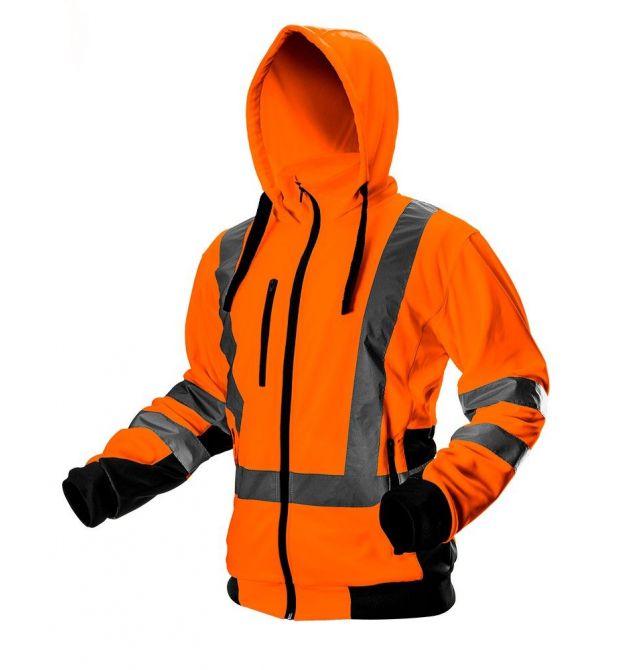 Neo Tools Куртка рабочая Basic, XXL(56), повышенной видимости, полиэстер, 240 г/м2, оранжевый