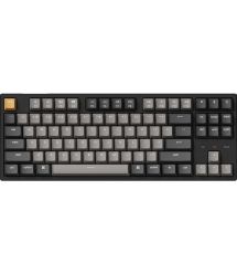 Keychron Клавиатура механическая C1 Pro 87Key, K pro Red, USB-A, QMK/VIA, Hot-swap, EN/UKR, RGB, черный