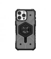 UAG Чехол+магнитное кольцо-держатель для iPhone 16 Pro Max, Pathfinder Clear Magsafe, Ash/Black Stand