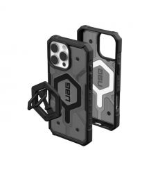 UAG Чехол+магнитное кольцо-держатель для iPhone 16 Pro Max, Pathfinder Clear Magsafe, Ash/Black Stand