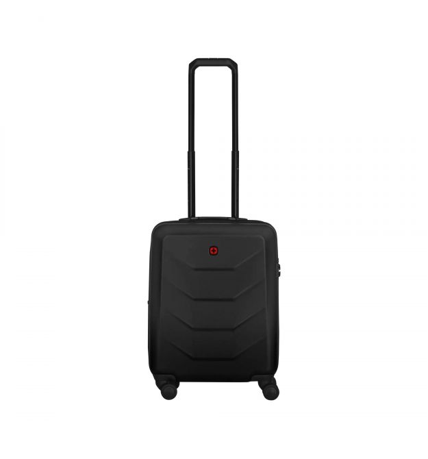 Wenger Чемодан, Prymo, малый, пластик, 4 колеса, черный