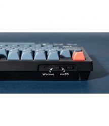 Keychron Клавиатура механическая V5 Max 100Key, Gateron Jupiter Red, Knob, WL/BT/USB-A, Hot-Swap, QMK, EN/UKR, RGB, черный