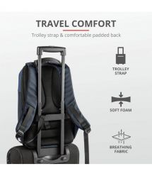 Trust Рюкзак Nox Anti-theft 16" BLUE