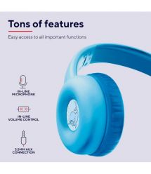 Trust Наушники Nouna Headphones mini-jack, Mic, Синий