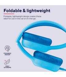 Trust Наушники Nouna Headphones mini-jack, Mic, Синий