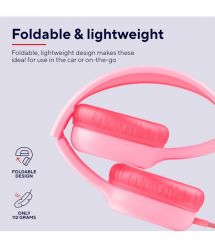 Trust Наушники Nouna Headphones mini-jack, Mic, Розовый